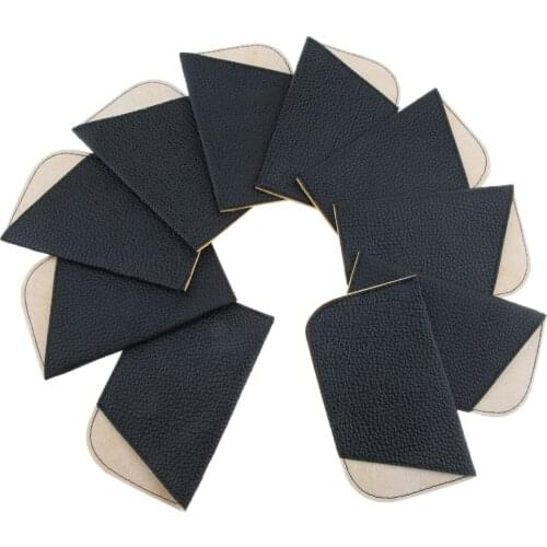 10pcs PU Leather Eyeglasses Sunglasses Spectacles Protector Soft Slip In Box Pouch Glasses Case Holder Protection Bag