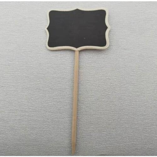20pcs Mini Wood Chalkboard Garden Plant Labels Wooden Tags Markers Nursery Pots Garden Decoration Seedling Tool
