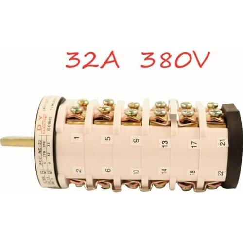 32A 380V Tyre changer switch Two-speed Motor Switch Forward switch Reverse Switch Tire repair replacement part