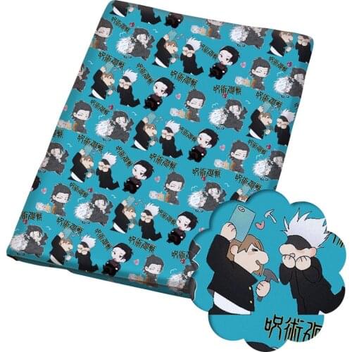 50*140Cm Cartoons Patroon Polyester Katoen Patchwor Gedrukt Voor Tissue Kids Home Textiel Voor Naaien Pop Jurk gordijn