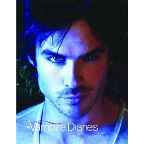 5d diamond painting SUPERRNATURAL full square / round drill vampire diary diamond mosaic movie icon christmas gift