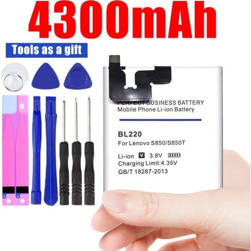 BL220 Battery for Lenovo S850 S850T Batterie Bateria Batterij Accumulator