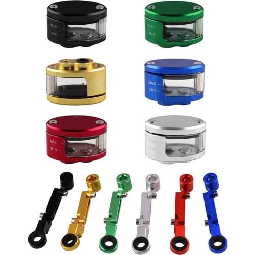 CNC Aluminum Brake Clutch Master Cylinder Fluid Tank Oil Cup for Motorcycle Suitable for Suzuki GSXR600 GSXR750 GSXR1000
