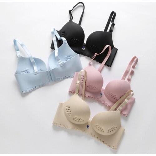 Women Seamless Bra Sexy Lingerie Bralette Wireless Push Up Bras For Women Breathable Underwear