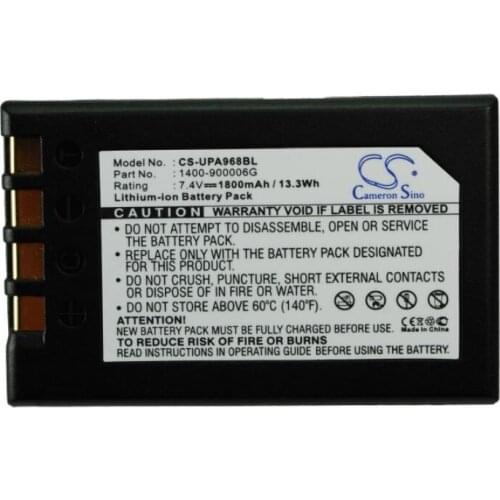 Cameron sino 1800mah battery for UNITECH PA968II 1400-900006G Barcode, Scanner Battery