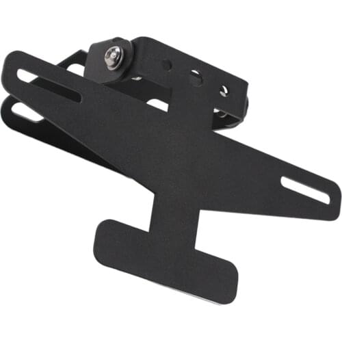 Black Motorcycle Tail Light Mount License Plate Bracket for Benelli 502C