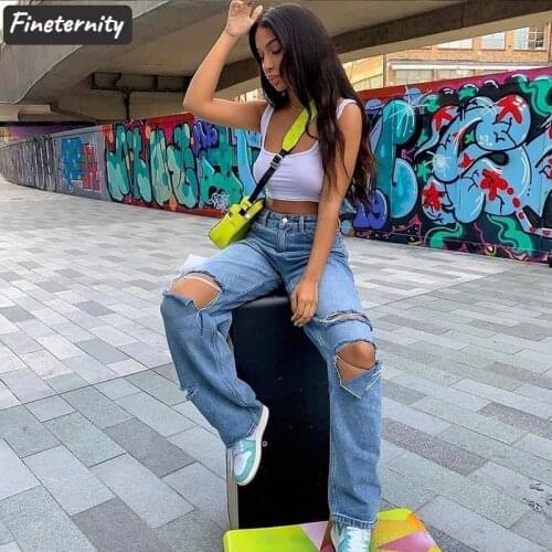 Fineternity Womens Summer Jeans