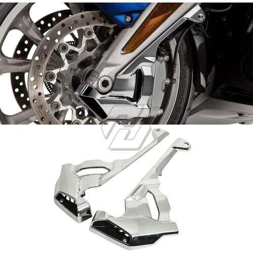 Chrome Motorcycle Front Caliper Cover Case for Honda Goldwing GL1800 2018 2019