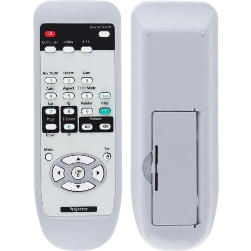 IR Remote Control with Long Control Distance Fit for Epson Projector EMP-S3 EMP-S3 X3 S4 EMP-83 EMP-83H EB-440W EB-450W EB-460