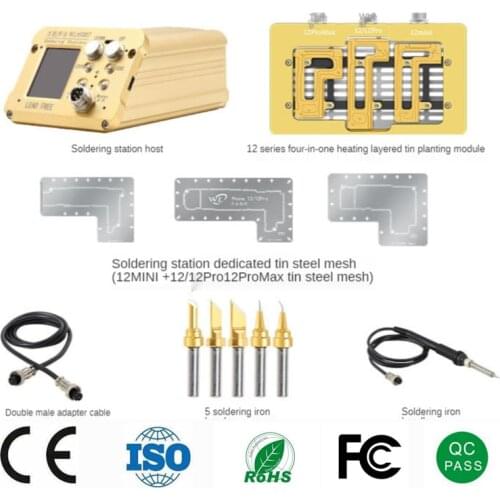WL Soldering Station Intelligent Temperature Control Motherboard Tin Planting Layered Heating Table for iPhone 6-X XS 12 Pro MAX