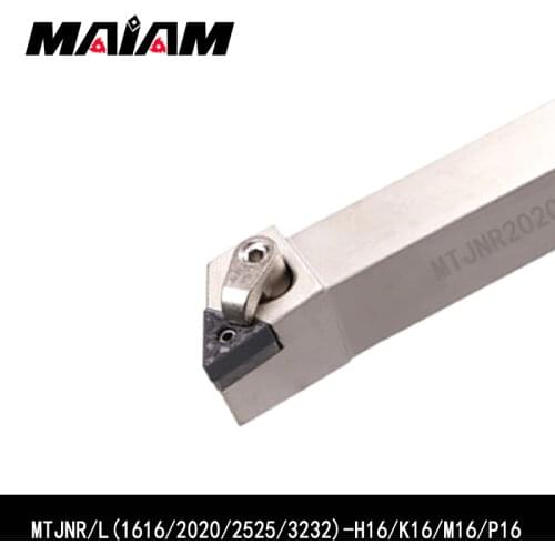 MTJN MTJNR1616 MTJNL1616 H16 MTJNR2020 MTJNL2020 K16 MTJNR2525 M16 MTJNR3232 P16 turning tools rod use TNMG Triangle Slotting