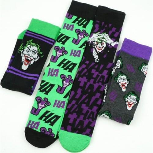 Cartoon Clown Socks Cute Fashion Long Couple Casual Dress skateboard Socks Colorful Stockings Cosplay Gift