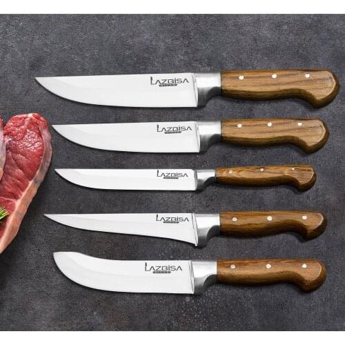 Kitchen Knife Set Meat Bone Swimming Slicing Mincer Fruit Vegetable Butcher Knife (Y-S-0-1-2)