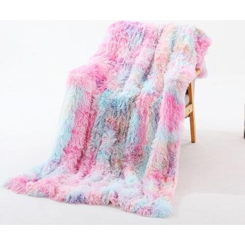 New Super Soft and Comfortable Blanket Plush Double Blanket Winter Sofa Cover Blanket Tie-dye Leisure Blanket