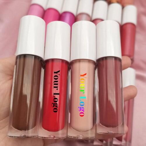 OEM Liquid Plumper Glossy Vegan Matte Liquid Lipstick Vendor Wholesale Shiny Makeup Glossy Liquid Clear Lipgloss Private Label