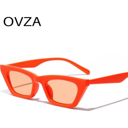OVZA Rectangle Sunglasses Women Brand Designer 2019 Fashion Black Sun glasses for Mens High Quality Anti-UV Eyeglass S1001