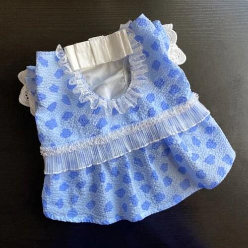 French Bulldog Dog Dress Summer Pet Cloting Outfit Garment Poodle Schnauzer Pug Welsh Corgi Dog Clothes Dress Skirt Dropshipping