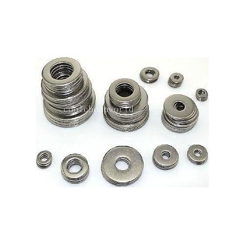 200pcs M4 304 Stainless Steel Flat Washer Plain Washer