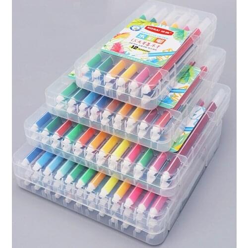 12/18/24/36 Color Watercolor Pens Student Stationery Graffiti Childrens High Quality Painting Marker Washable Pen