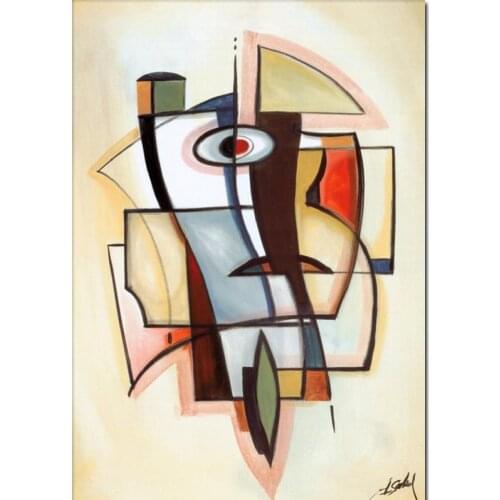 Hand Painted Canvas Paintings Abstract City Dynamics Modern Art Landscape Oil Artwork For Kitchen Bathroom Bedroom Wall Decor