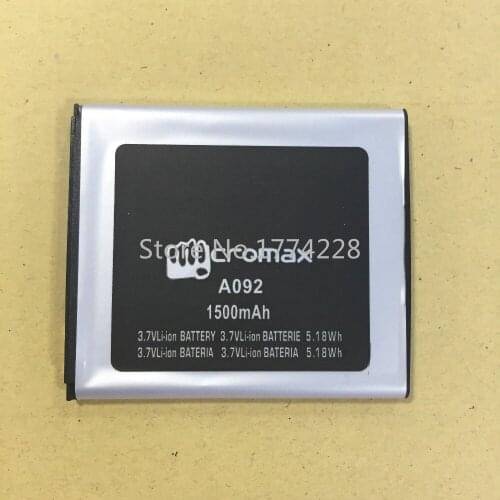 MLLSE A092 High Quality Mobile Phone Replacement Li-ion Battery for Micromax A092 Battery