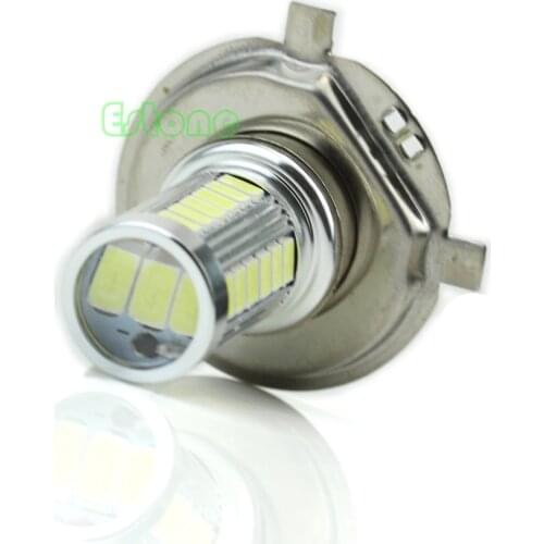 12V Super Bright H4 33-LED SMD White Car Fog Light Headlight Driving Lamp Bulb