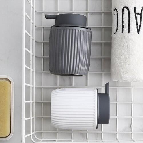 NEWYEARNEW 1Piece 320ML Ceramic Hand Washing Liquid Bottle Hotel Soap Dispenser Emulsion Bathroom Accessories Home Decoration