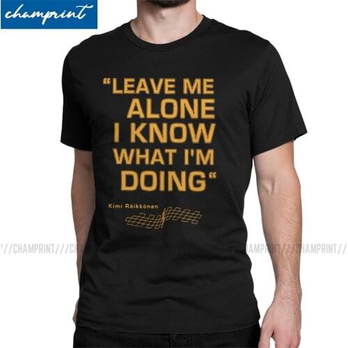 Leave Me Alone T Shirts for Men Cotton Funny T-Shirt Round Collar Introvert Tee Shirt Short Sleeve Tops Printing