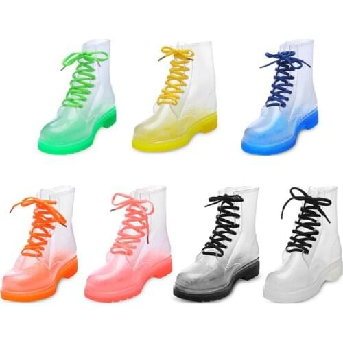 Water Boots Womens Booties With Platform Shoes Woman Booties Ankle Boots For Womens Shoes 2020 Rain Boot Female Chaussures New
