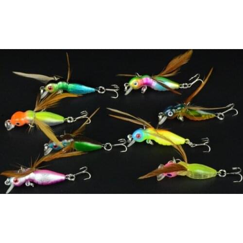 Hard bionic cicada shape lure baits insect similar baits attactant fresh water fish New Promotions Insects Lure Crank Bait Hook