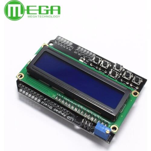 LCD Keypad Shield LCD1602 LCD 1602 Module Display for ATMEGA328 ATMEGA2560 raspberry pi UNO blue screen