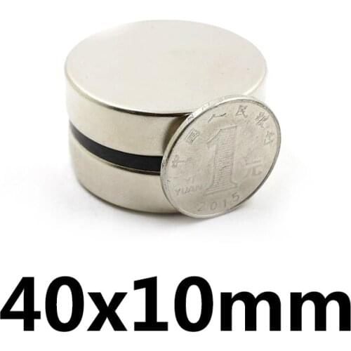 1/3/5PCS 40*10 mm N35 Big Round Magnets 40mmx10mm Neodymium Magnet Dia 40x10mm Permanent NdFeB Strong Powerful Magnetic
