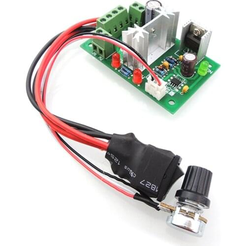 6-30V 10A DC Motor Speed Controller Reversible PWM CW CCW Regulator Switch For 0-5V External Voltage Control Line