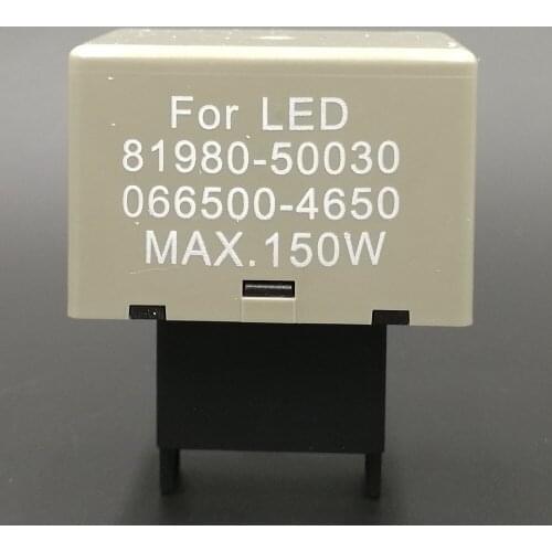 8-Pin 81980-50030 066500-4650 Electronic LED Flasher Assy Relay Fix For Lexus Scion or Toyota LED Turn Signal Light Bulbs