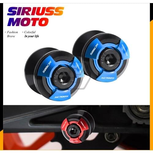 Motorcycle Accessories Swingarm Spools Slider Stand Screws Case for Honda NC700S 2012 2013