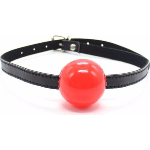 BDSM Adult Products Mouth Ball Gag for women men Leather Mouth Gag slave Oral Fixation Stuffed Adult Games Flirting SM Sex Toys