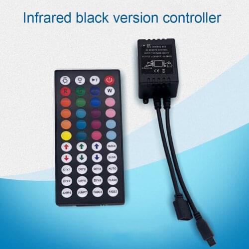 DC 12V 3528/5050 SMD LED Strip Light Controller + 44 Keys RGB IR Remote Dimmer