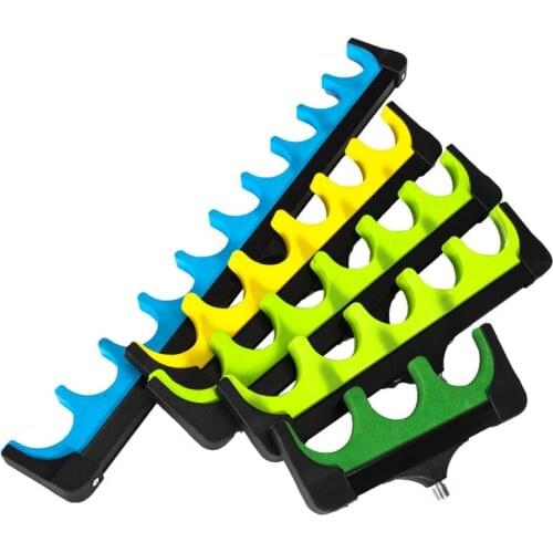 3/5/6/10 Holes Fishing Rod Holder Feeder Pod Stand Holder EVA Soft Fishing Pole Racks