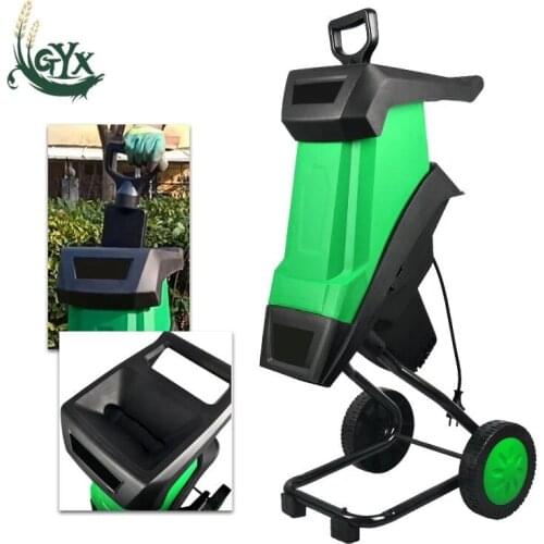 Electric Branch Shredder Garden Shredders High Power Tree Leaf Wood Branch Crusher Electric Pulverizer Garden Tool