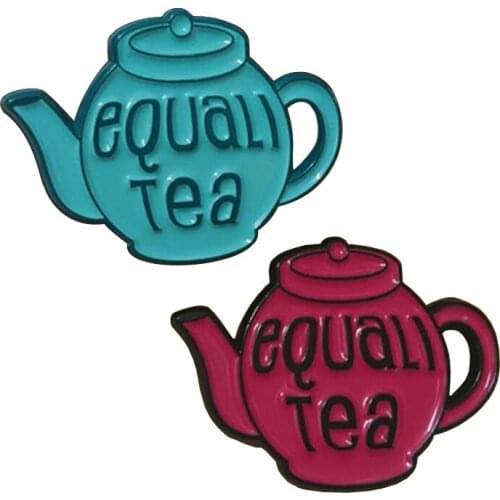 Equali tea Enamel Pin