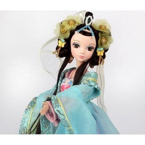 29CM Kurhn Dolls For Girl Chinese Traditional Doll Toys For Childrens Birthday Gift Kids Toys #9050