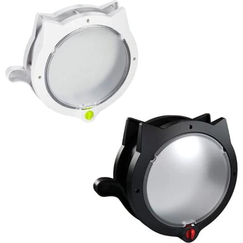 Small Round Cat Door with 4-way Lock Pet Plastic Window Lockable Safe Dog Gate