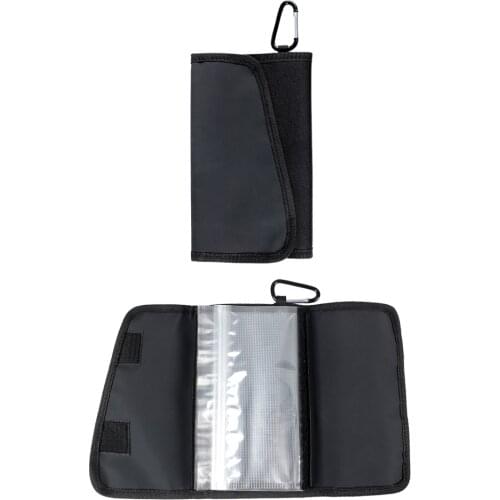 Soft Fishing Bait Lure Binder Bag POrtable Fishing Sequin Lure Storage Wallet Multi-use Tackle Box for Worms and Jigs