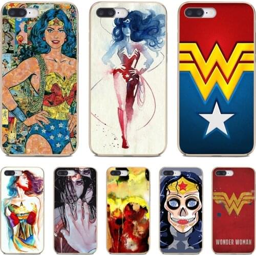 Soft Cases Covers For Huawei P30 P40 P20 P7 P8 P9 P10 Lite Plus Pro 2015 2016 2017 Mini Wonder-Woman-hero