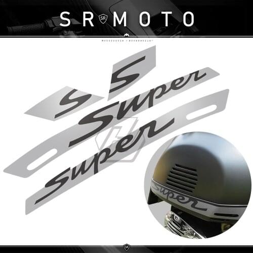 Motorcycle Decal "Super" Sticker Case for Vespa GTS 300 GTS300 Super Sport