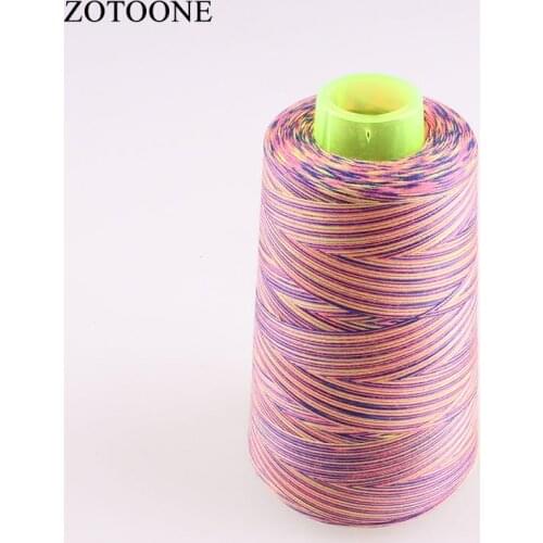ZOTOONE 40S/2 3000Y/Spool Polyester Sewing Thread Colorful DIY Industrial Thread Set For Sewing Machine Yarn Embroidery Line C