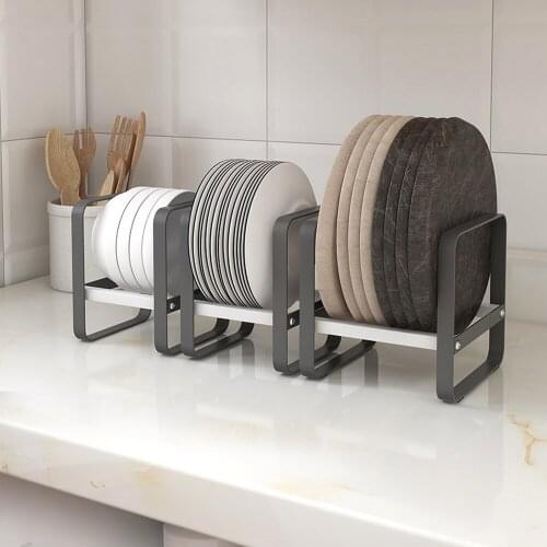 Cabinet Shelves Dish Storage Rack Pot Lid Chopper Chopping Board Dish Rack Countertop Storage Rack One Multi-purpose