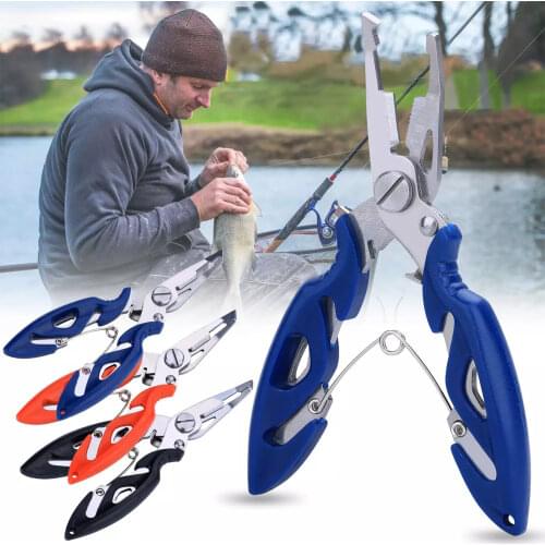 Fishing Plier Scissor Braid Line Lure Cutter Hook Remover etc. Fishing Tackle Tool Cutting Fish Use Tongs Multifunction Scissors