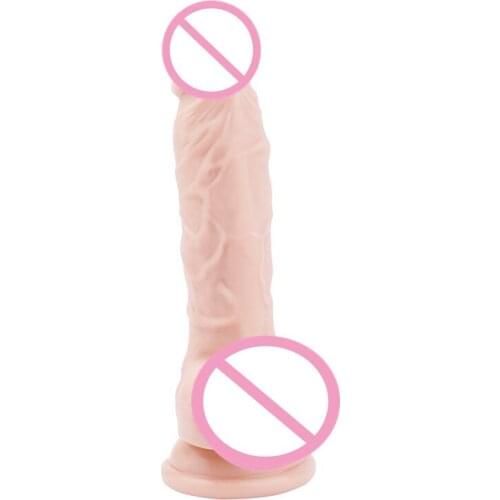 Sex Shop Suction Cup Realistic Penis Female Masturbation Skin feeling Realistic Dildo Anal Plug sextoys adults for women