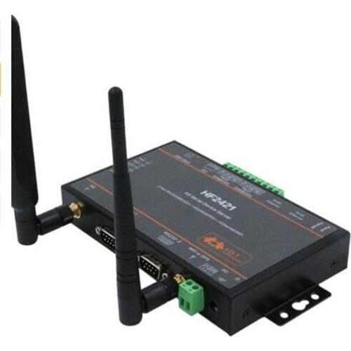 CE 5pcs/pack Wifi module Serial Device Server RS232 RS485 RS422 to Ethernet Wifi 4G 3G GPRS Network Converter HF2421 Connector